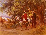 Frederick Arthur Bridgman Famous Paintings - The Return